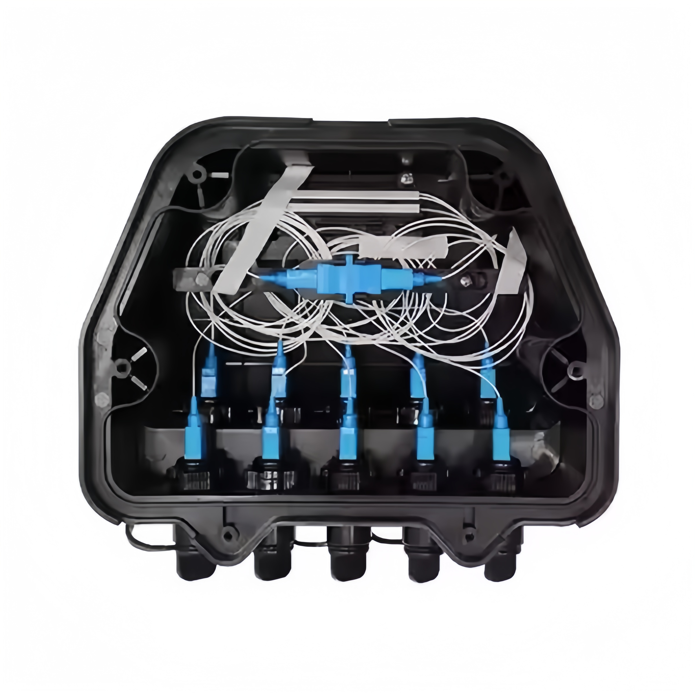 10 Port Waterproof FTTH Pre-Terminated Nap Box with PLC Splitter