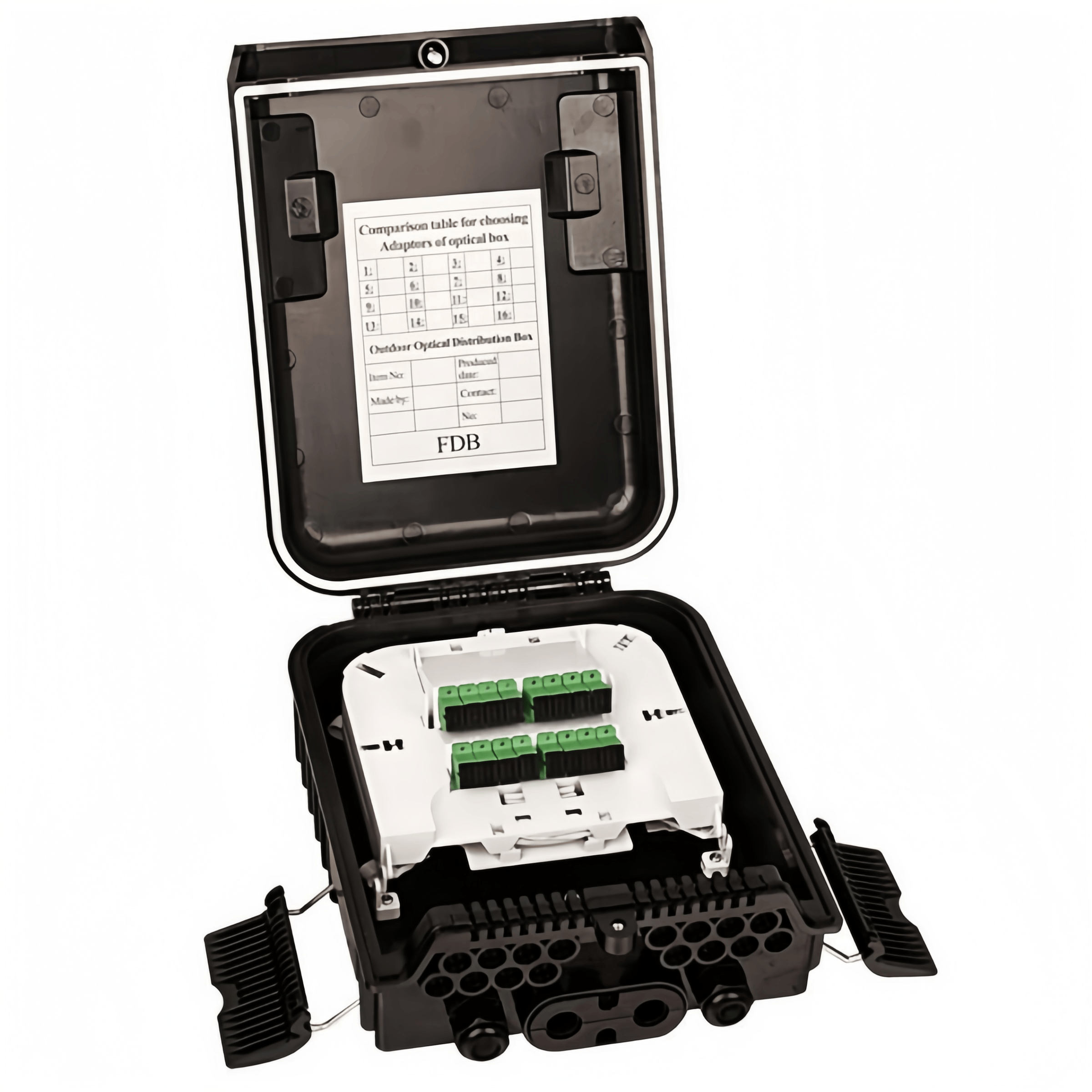 16 core Fiber Optical Terminal CTO/NAP box with 1x16 PLC Splitter