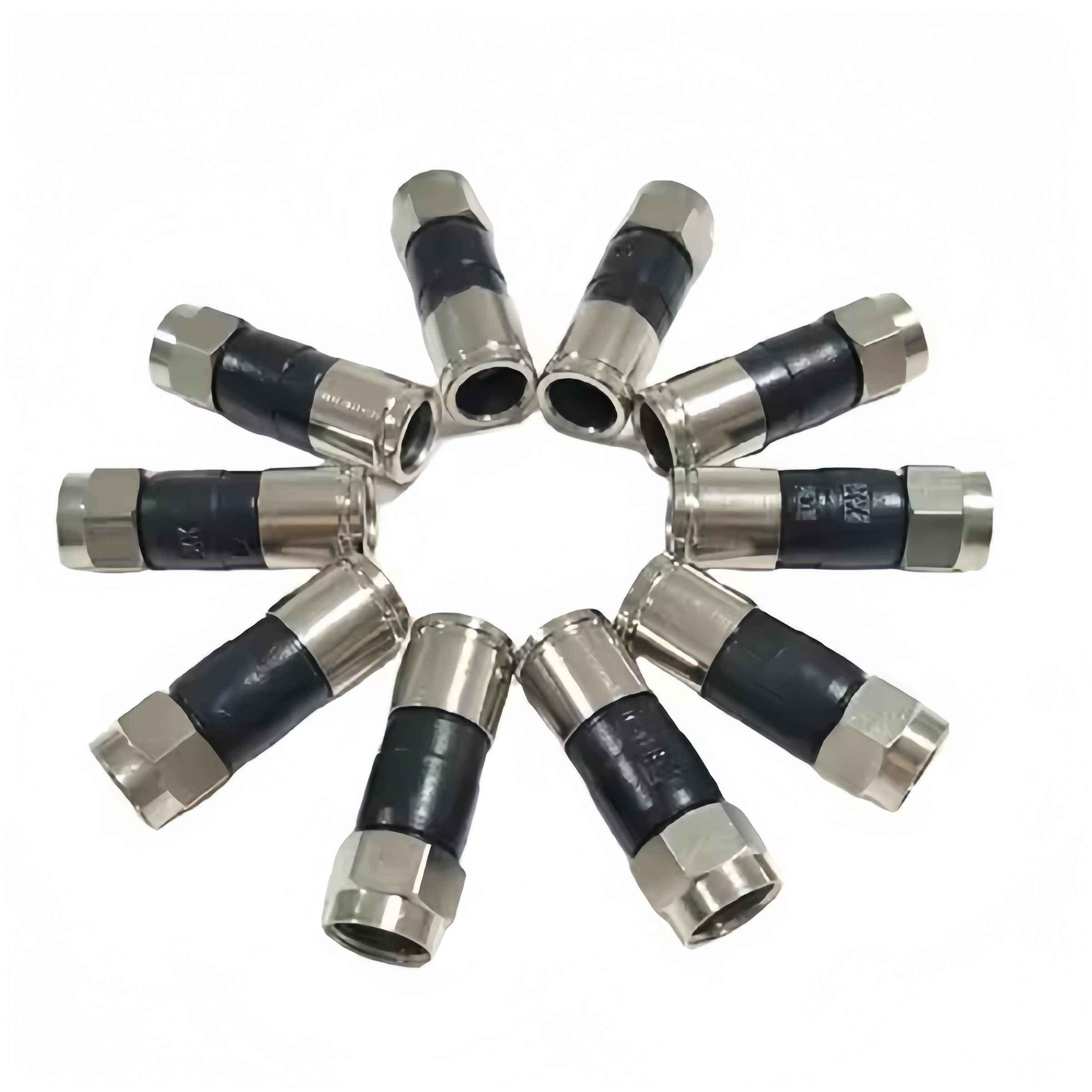 RG59 RG6 RG11 coaxial cable coax connector 7.0mm 6.8mm cable male f rg6 conectores
