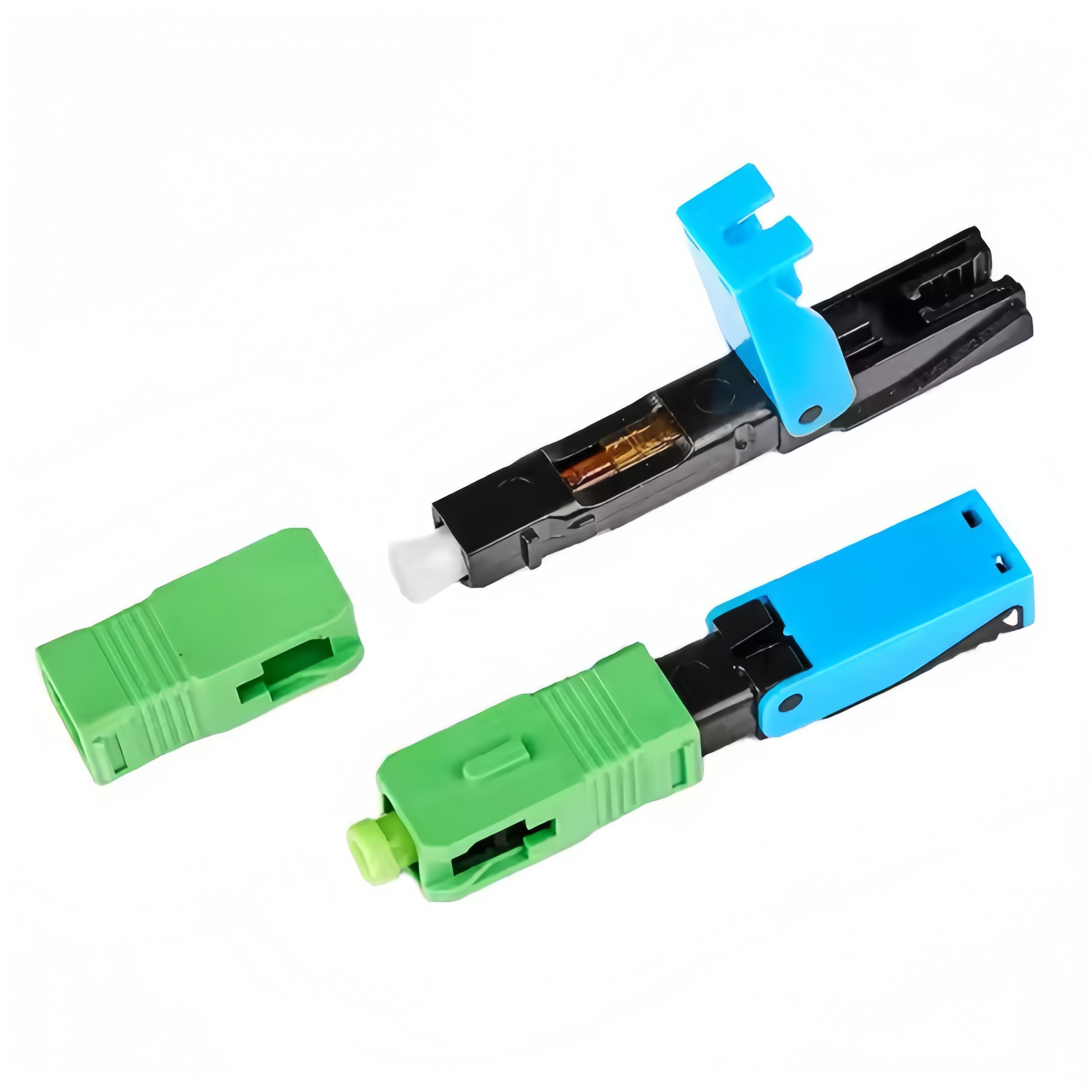 Fiber Optic Quick Connector SC APC Fast Fiber Optic Equipment